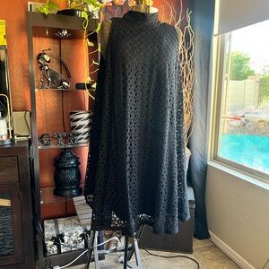 No Boundaries Black Midi Dress